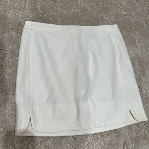 J Crew Chic White Mini Skirt Sz 6